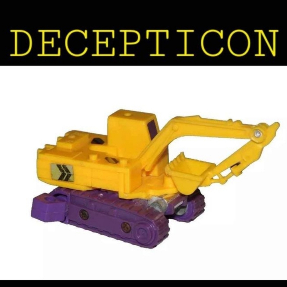 Transformers G1 DECEPTICON EXCAVATOR construction vehicle vintage